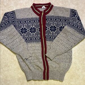 Vintage wool cardigan sweater